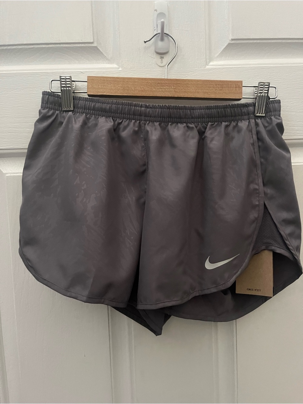 NWT Nike Women’s Gray Athletic Running Shorts- Small